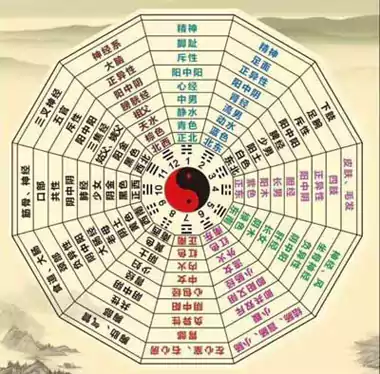 数理内应卦象 阴阳 八卦数位 1〉1、2、12为水    2〉3、8、9为土
